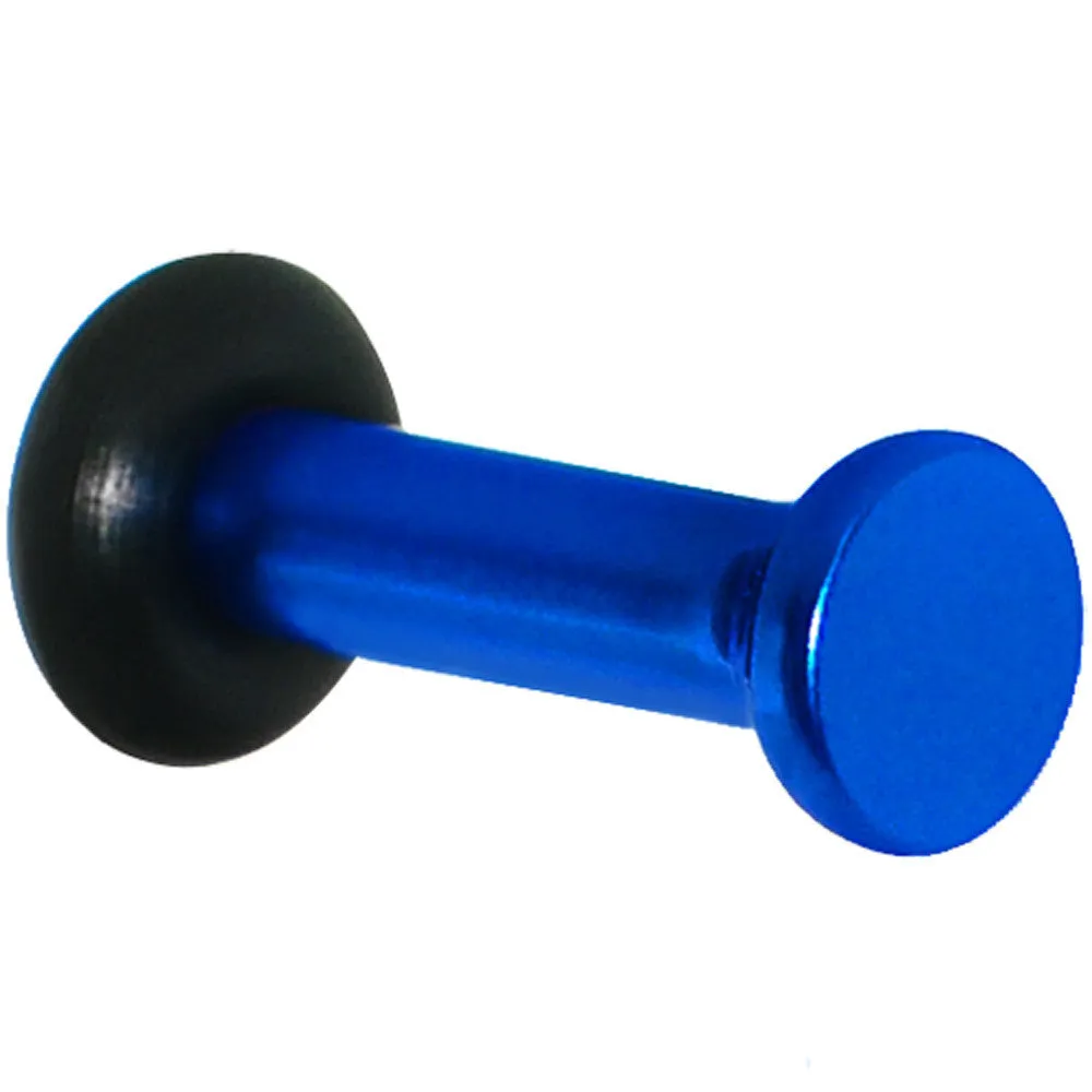 10 Gauge Blue Metallic Pearl Acrylic Plug