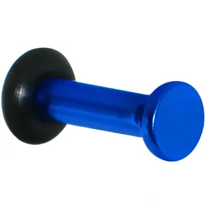 10 Gauge Blue Metallic Pearl Acrylic Plug