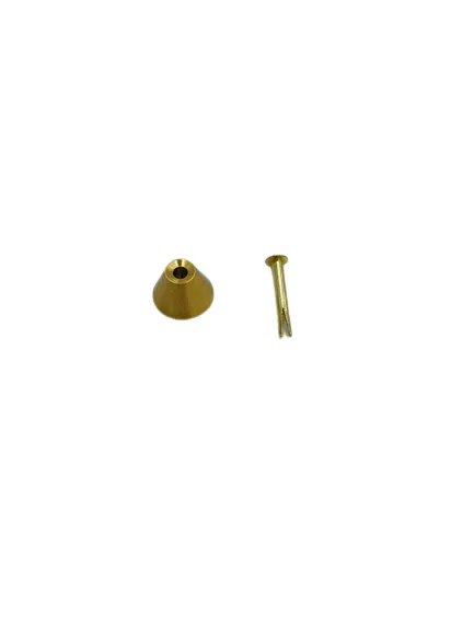 14mm Gold Metal Cone Bottom Stud/Feet For Bags, Purses, Briefcases