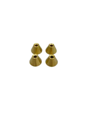 14mm Gold Metal Cone Bottom Stud/Feet For Bags, Purses, Briefcases