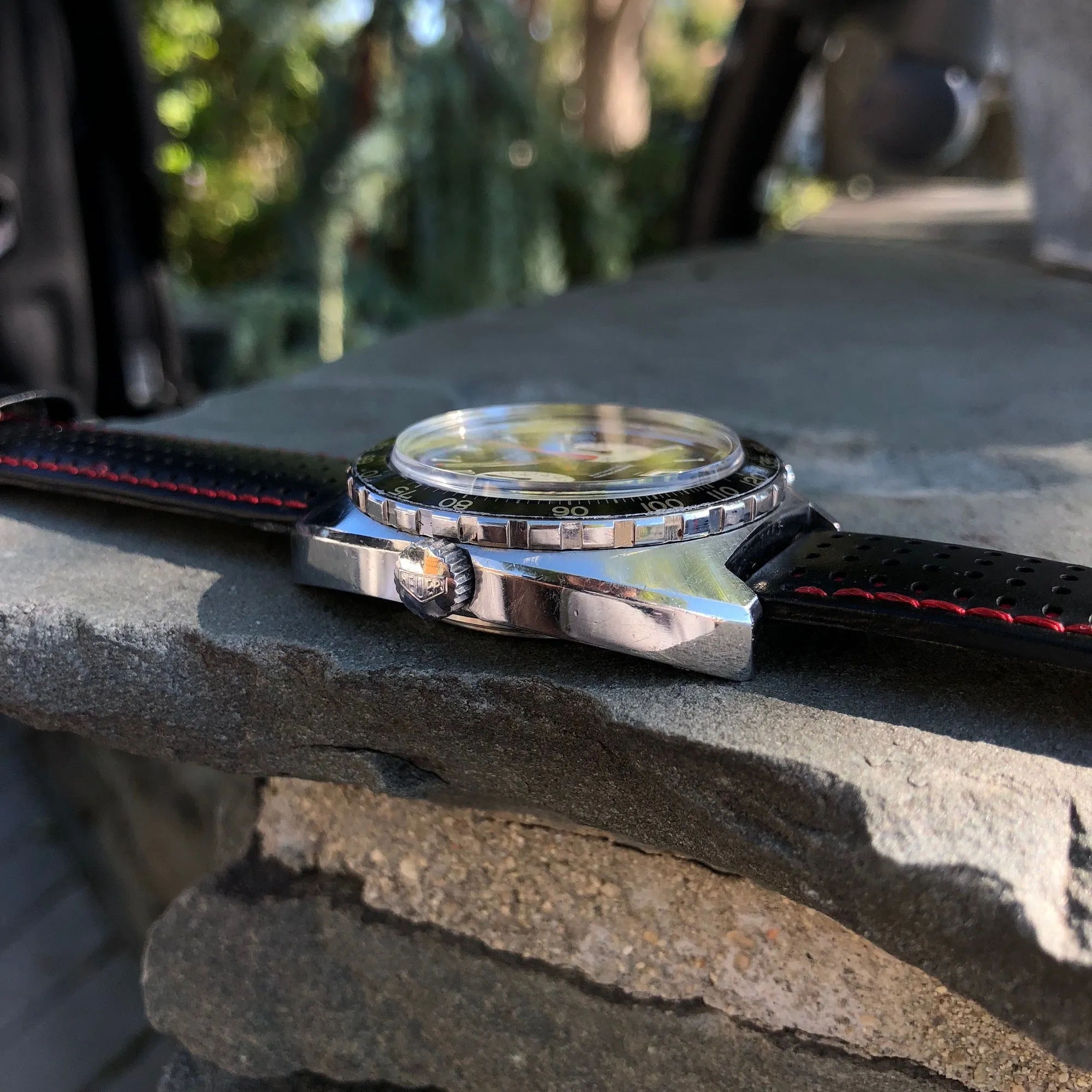 1972 Heuer Autavia 1163 Viceroy Steel Chronograph Cal. 12 Wristwatch
