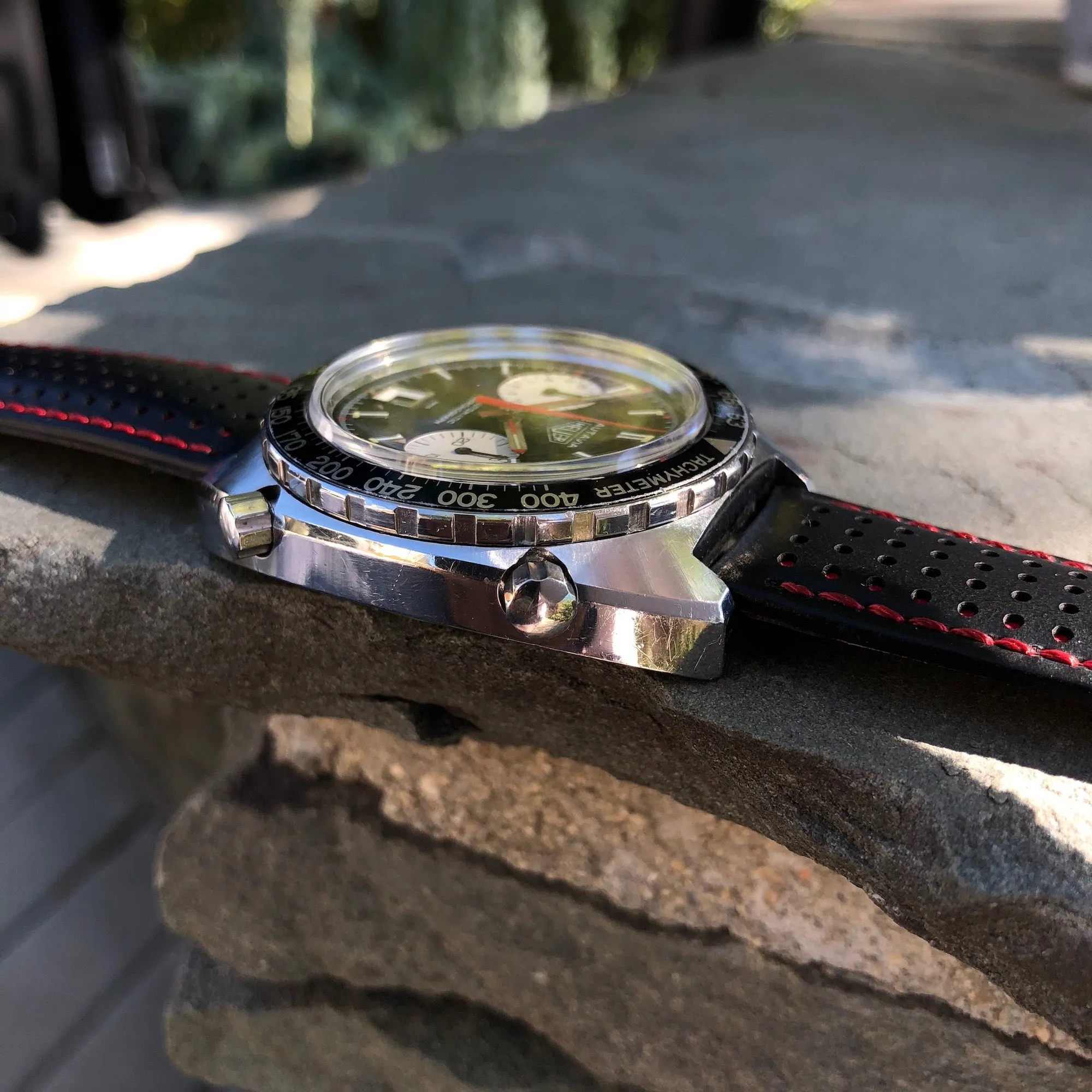 1972 Heuer Autavia 1163 Viceroy Steel Chronograph Cal. 12 Wristwatch