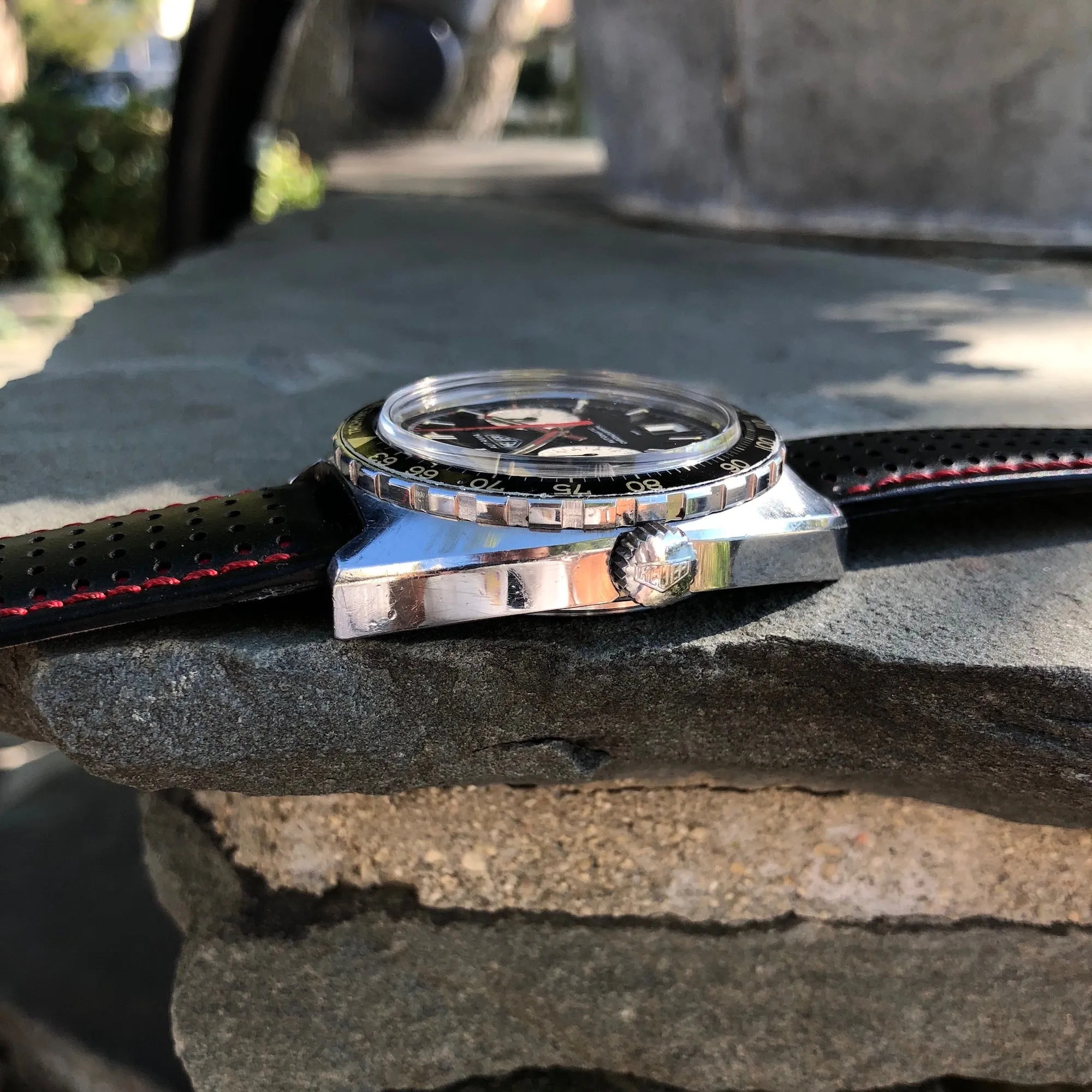 1972 Heuer Autavia 1163 Viceroy Steel Chronograph Cal. 12 Wristwatch