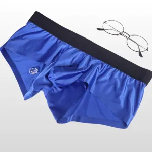 3-Pack Men's Satin-Finish Ice Silk Low-Rise Underwear - JEWYEE AY 876 B