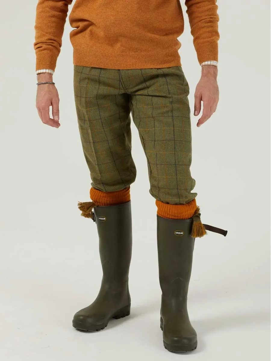 50% OFF ALAN PAINE Rutland Mens Shooting Breeks - Dark Moss - Size: UK 32" & 46" Waist