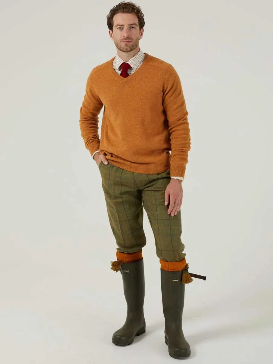 50% OFF ALAN PAINE Rutland Mens Shooting Breeks - Dark Moss - Size: UK 32" & 46" Waist