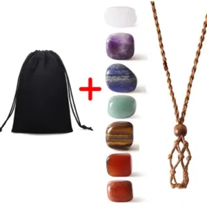 7 Stone Necklace Set