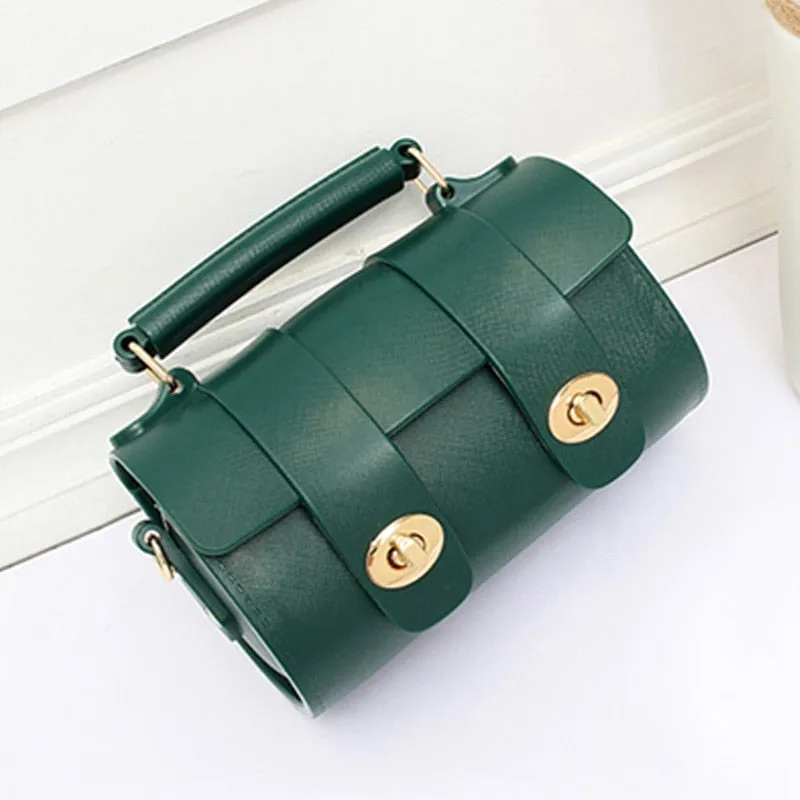 Acrylic Stencil Single shoulder bag cylinder package design template DIY  leather slanting bag sewing pattern Accessories