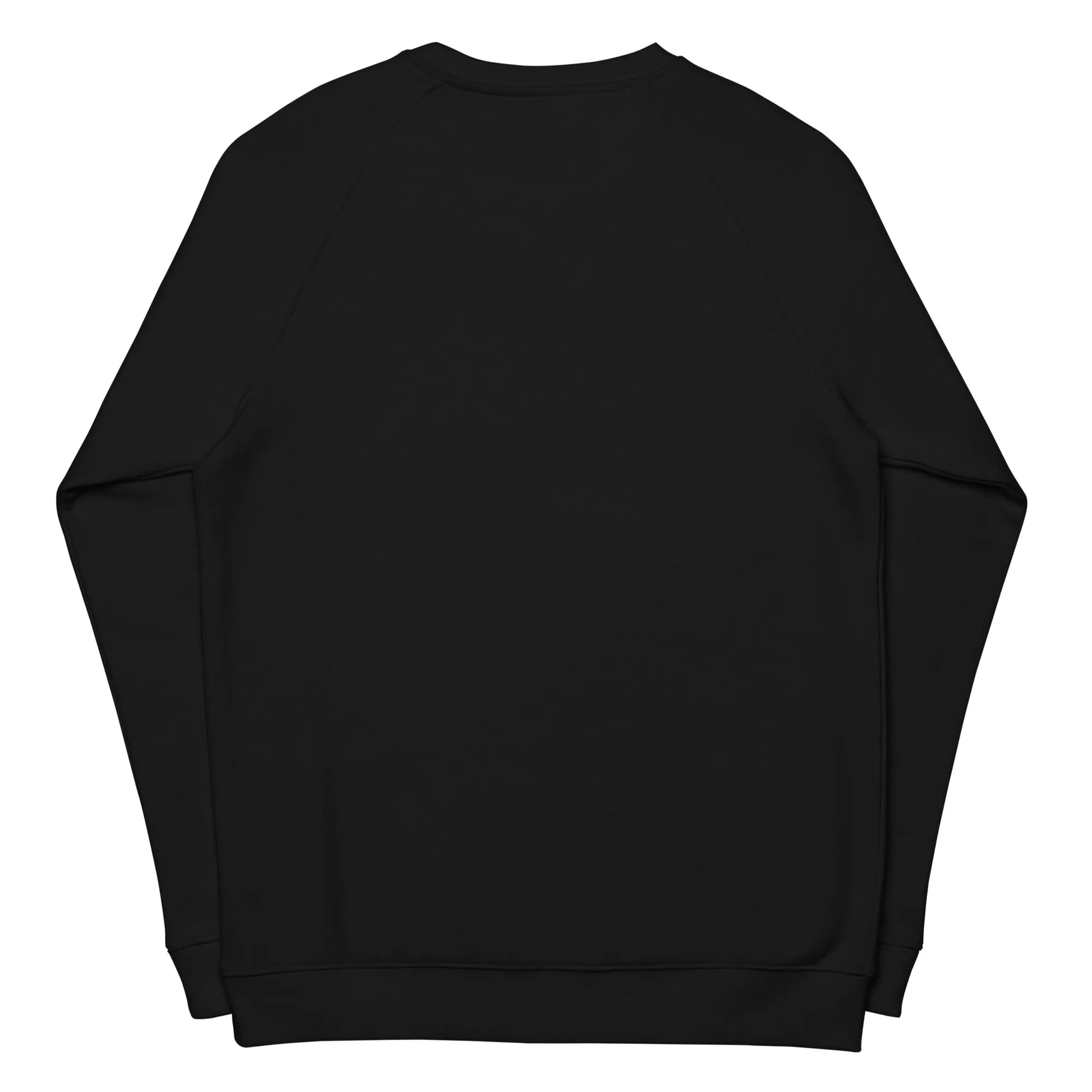 Against A Boar Shin (text) Unisex organic raglan sweatshirt