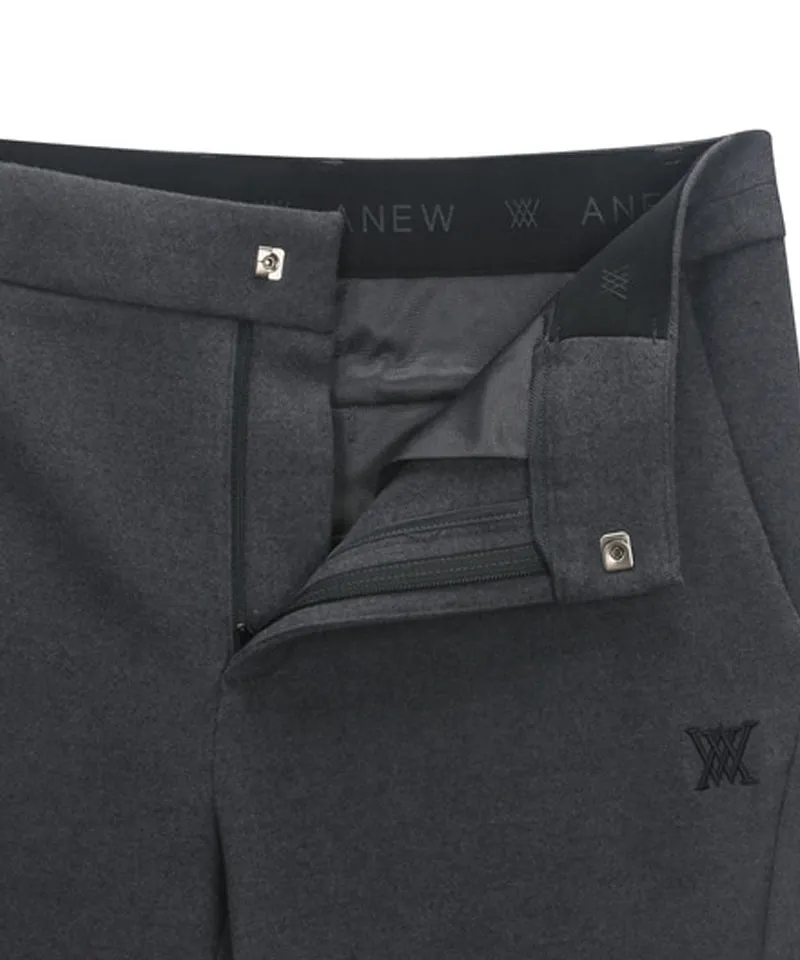 ANEW GOLF Men's Side Incision Fleece Long Pants - Charcoal Gray