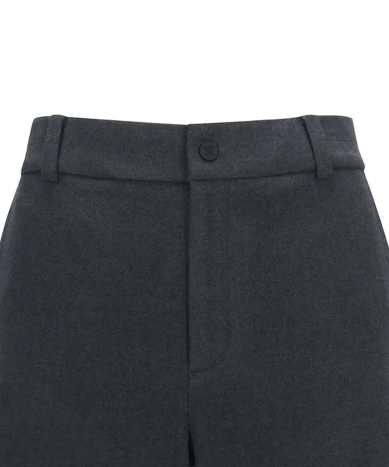 ANEW GOLF Men's Side Incision Fleece Long Pants - Charcoal Gray