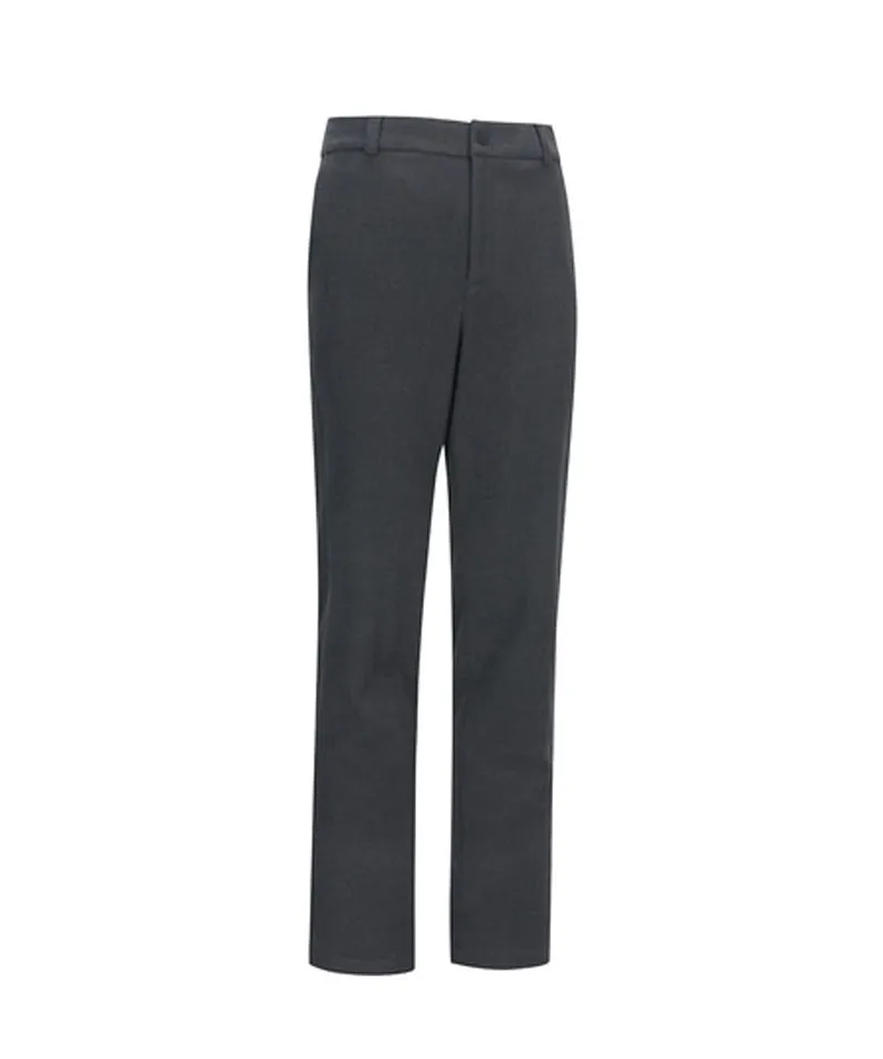 ANEW GOLF Men's Side Incision Fleece Long Pants - Charcoal Gray