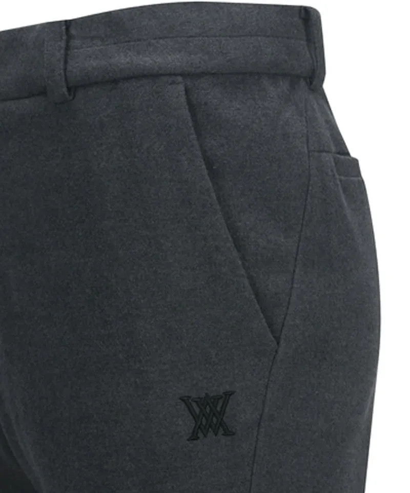 ANEW GOLF Men's Side Incision Fleece Long Pants - Charcoal Gray