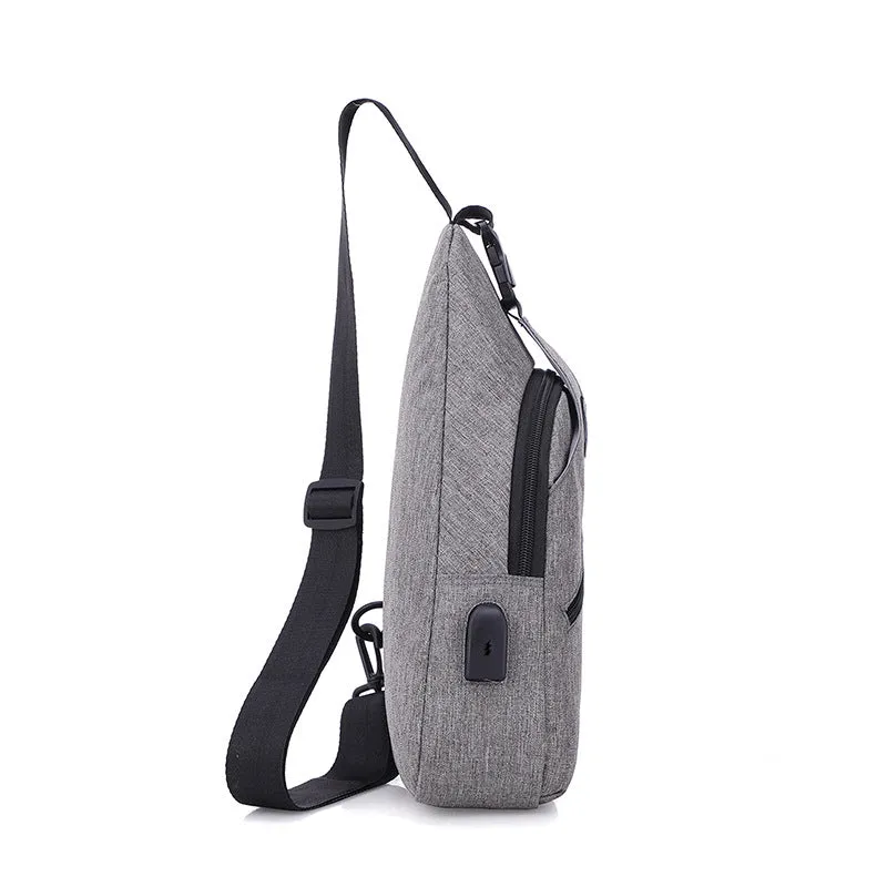 Attractive Men's Elegant Simple Fashionable Green Men's Chest Bags