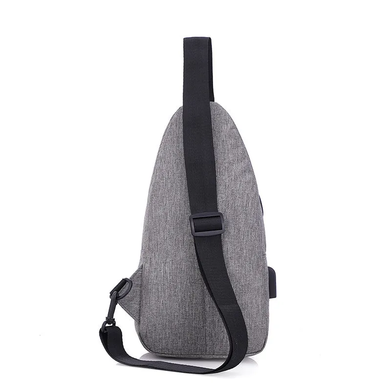 Attractive Men's Elegant Simple Fashionable Green Men's Chest Bags