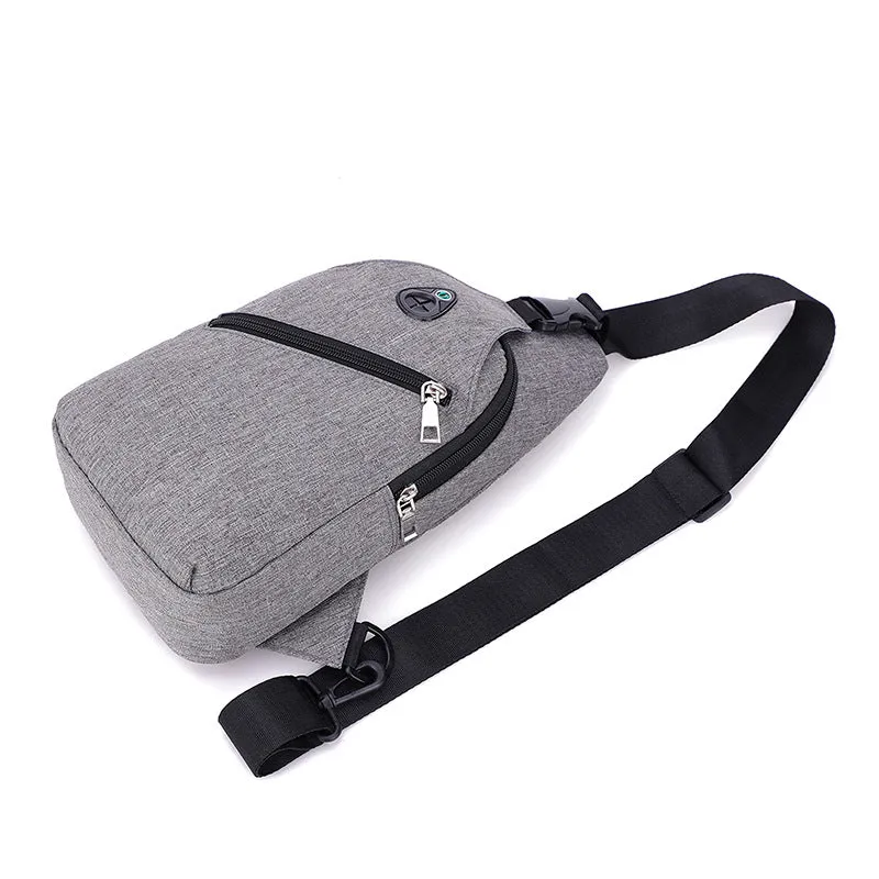 Attractive Men's Elegant Simple Fashionable Green Men's Chest Bags