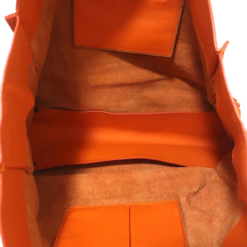 Balenciaga Papier A4 Tote Orange Leather Large Shoulder Bag