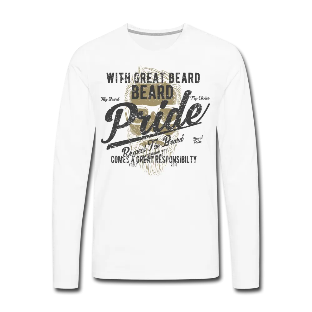 Beard Pride Men's Premium Long Sleeve T-Shirt