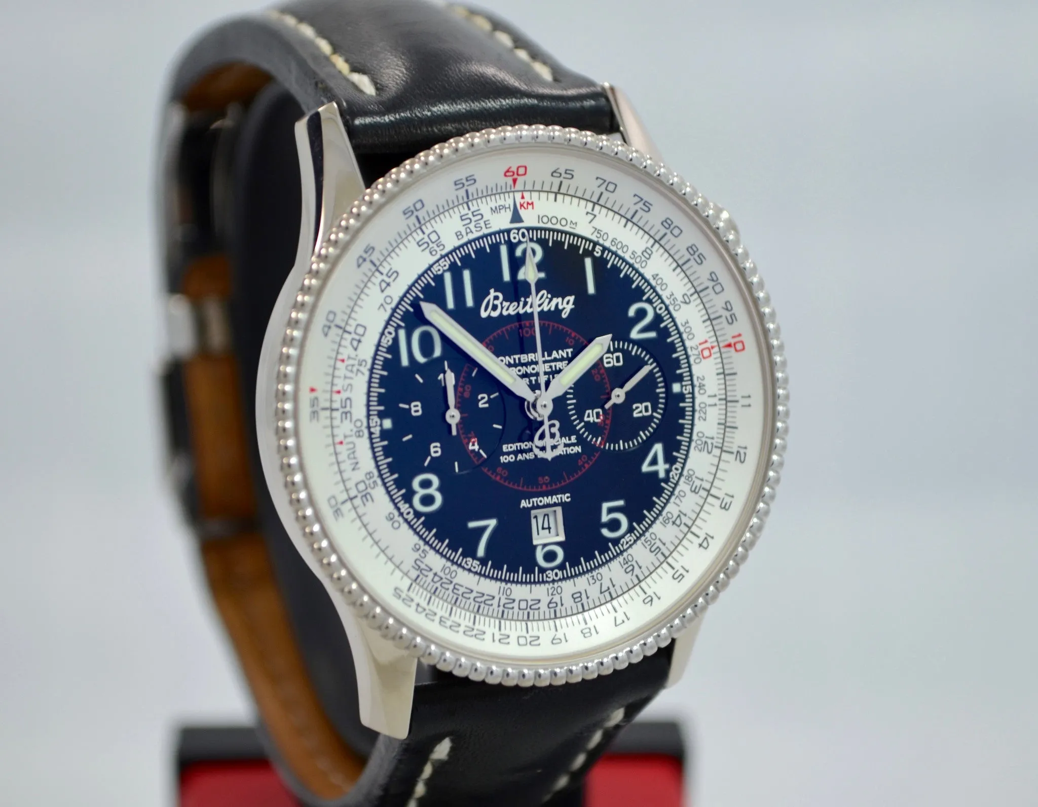 Breitling Montbrillant J35330 Limited 100 ANS D`AVIATION 18K Gold Chronograph