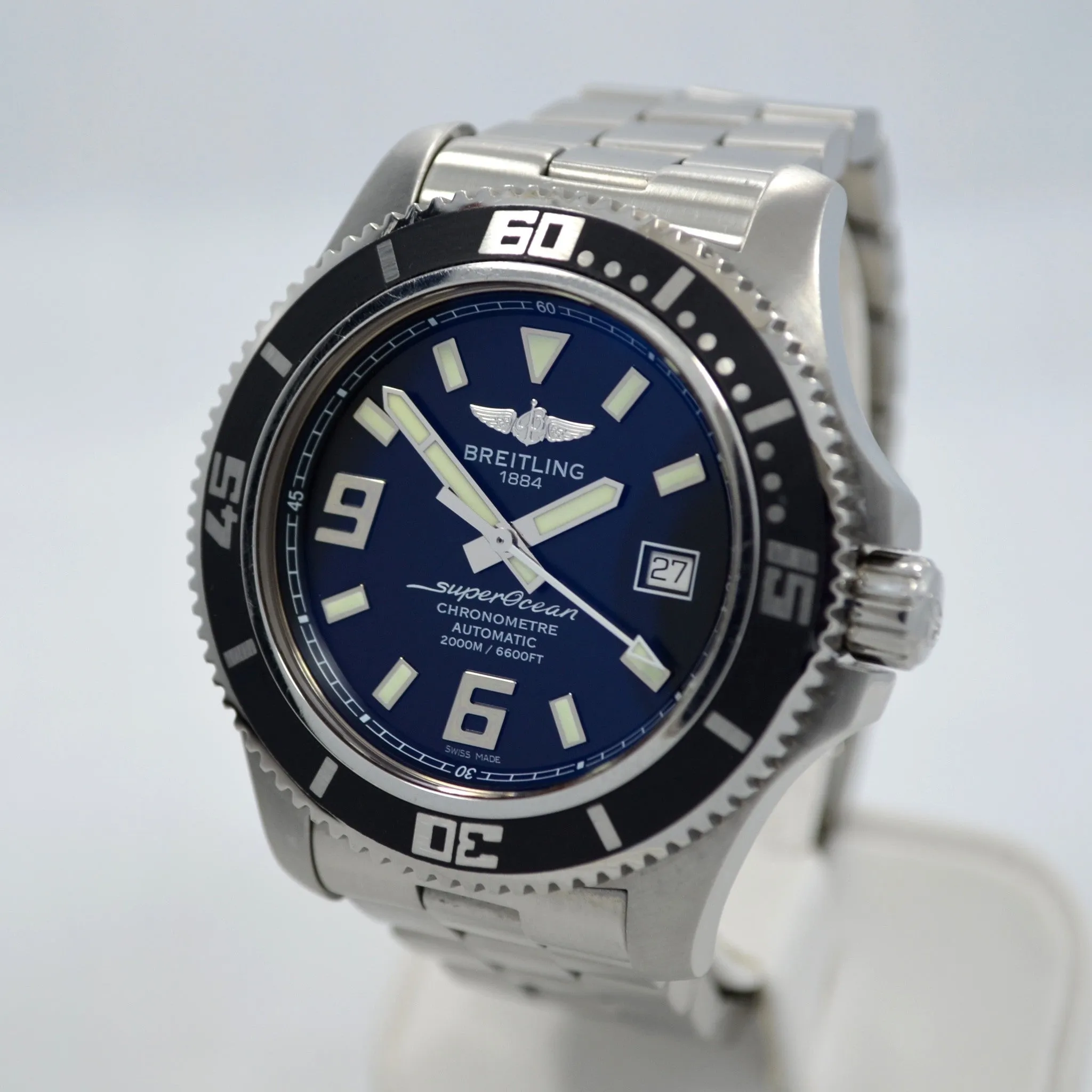 Breitling SuperOcean 44 Black A1739102/BA77 Steel Automatic Wristwatch