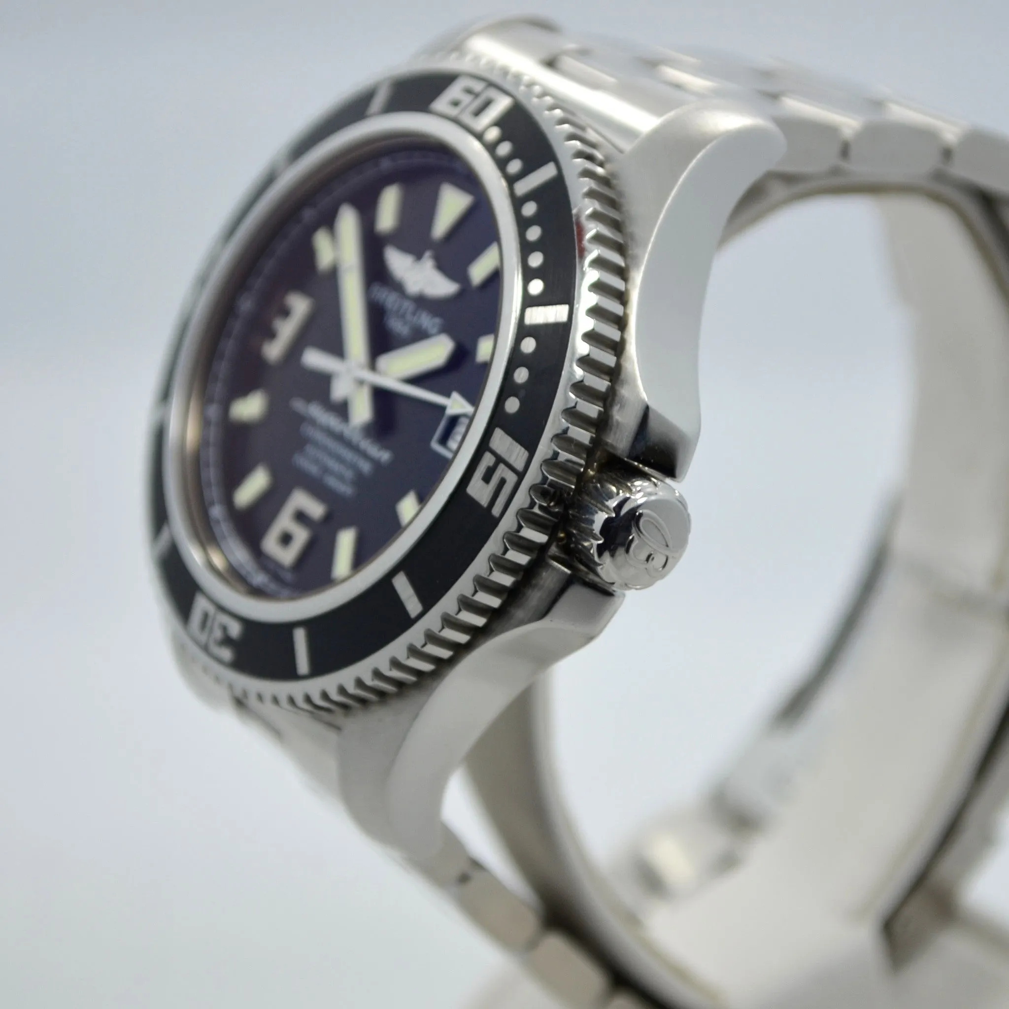 Breitling SuperOcean 44 Black A1739102/BA77 Steel Automatic Wristwatch