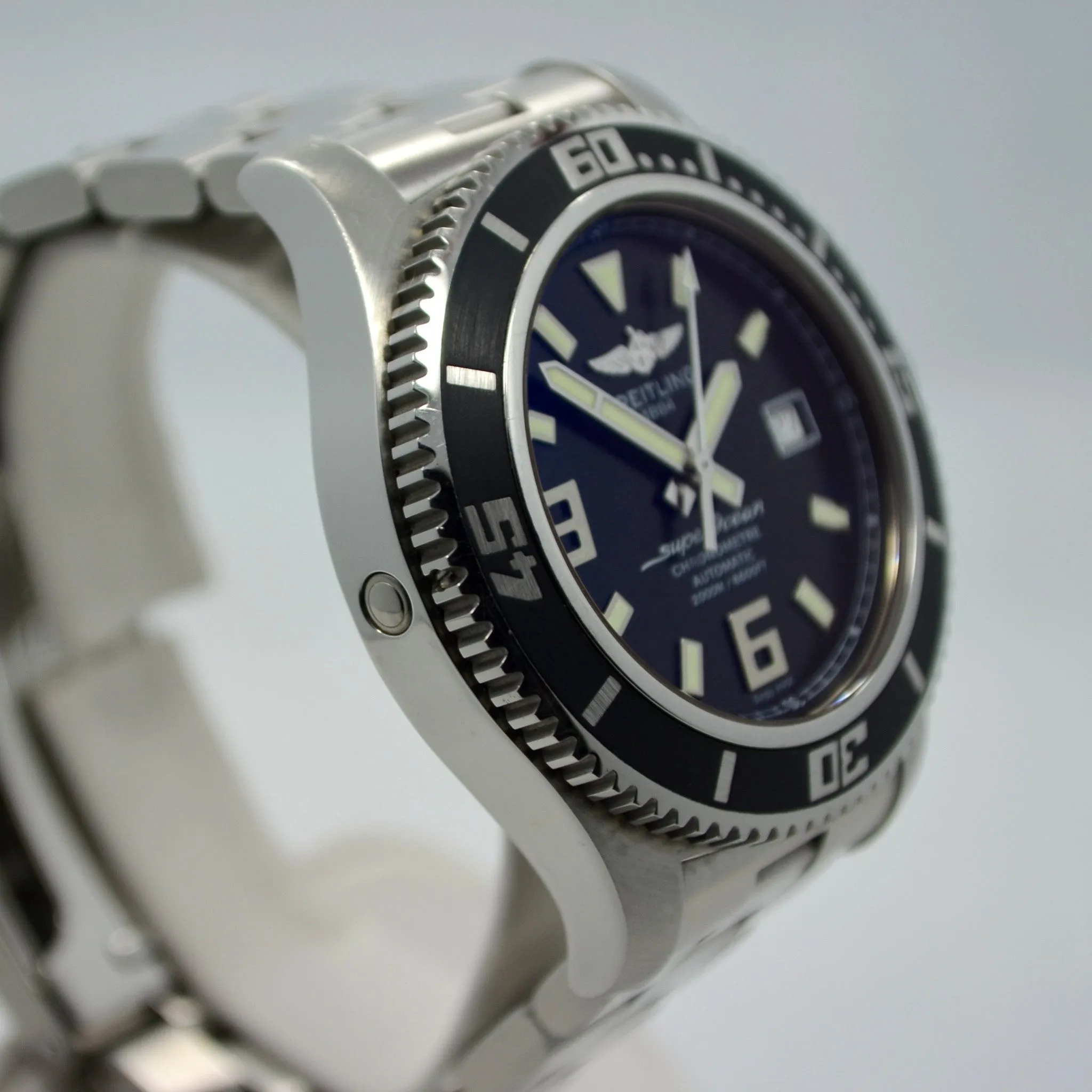 Breitling SuperOcean 44 Black A1739102/BA77 Steel Automatic Wristwatch