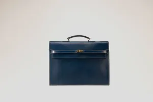 Briefcase - Box Calf Blue
