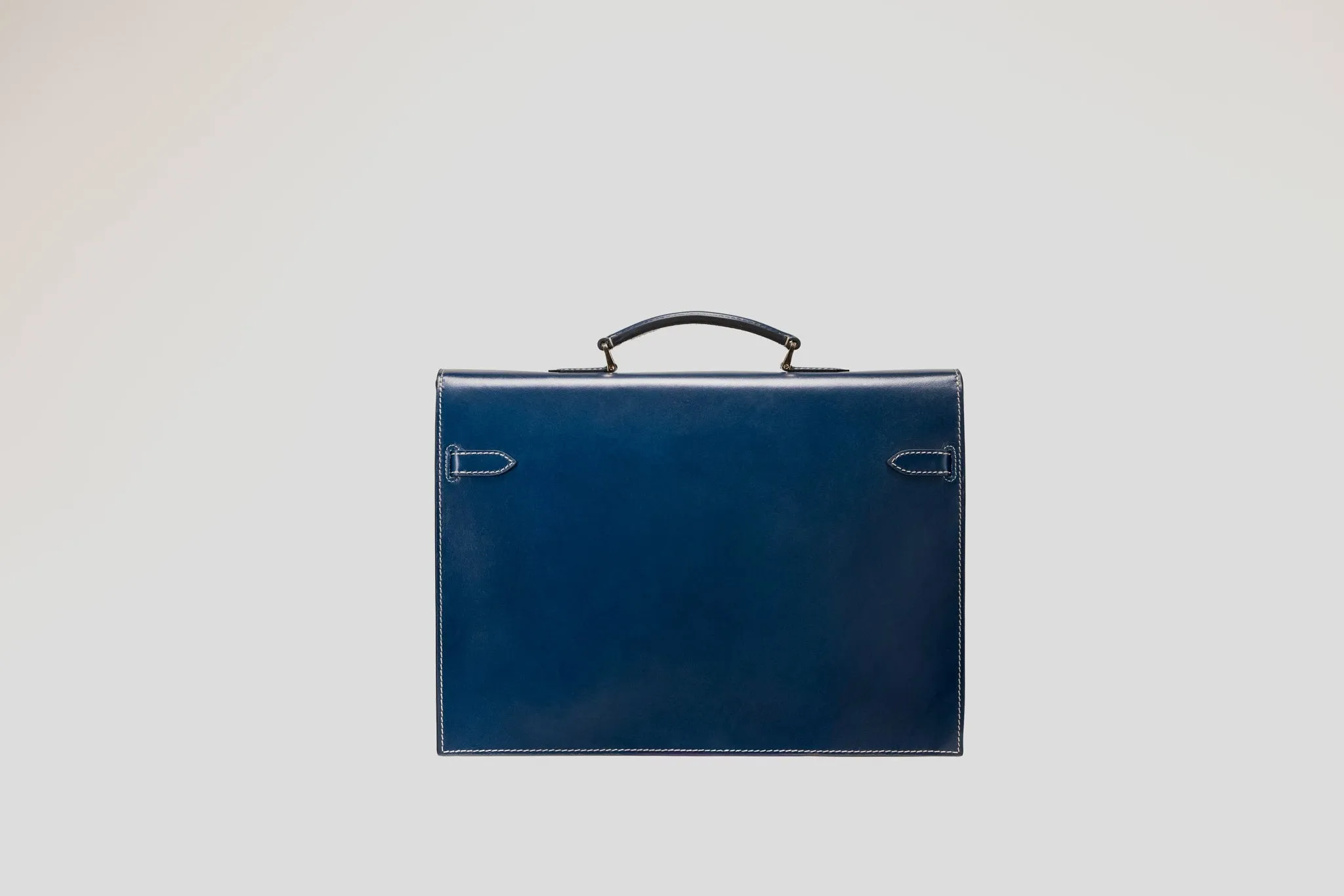 Briefcase - Box Calf Blue