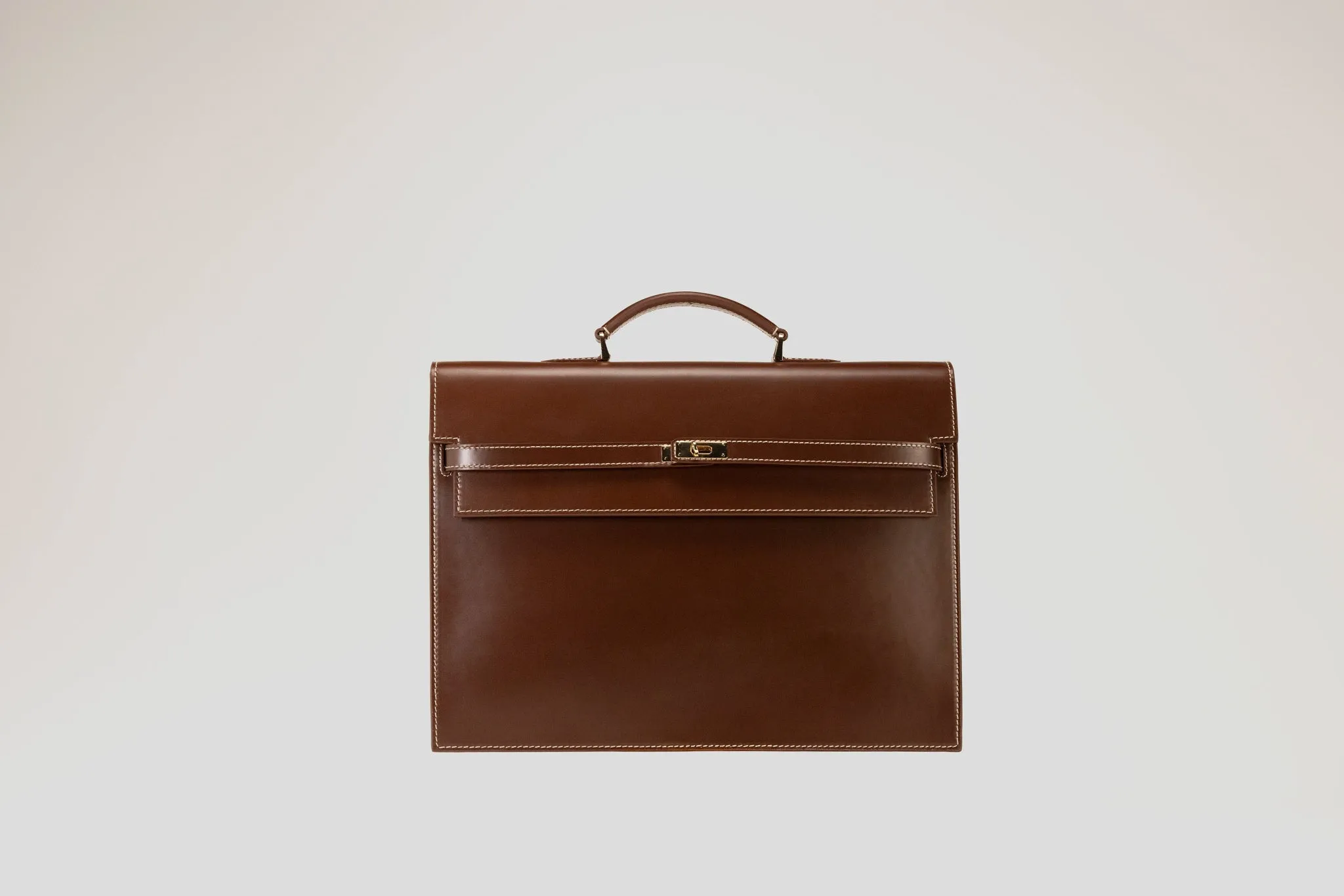 Briefcase - Box Calf Brown