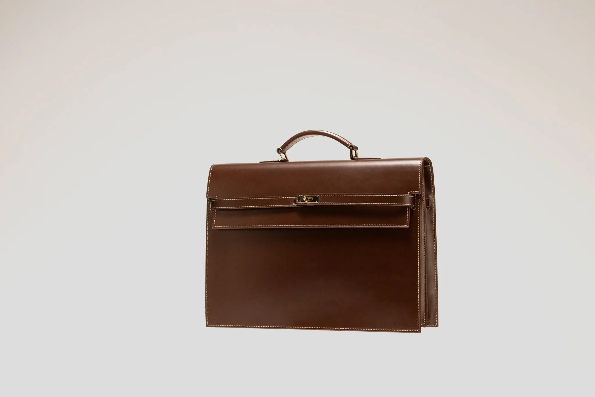 Briefcase - Box Calf Brown