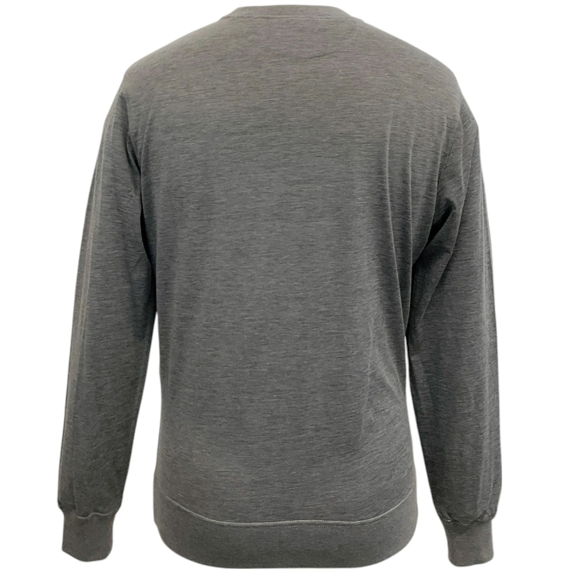 Brunello Cucinelli Men's Grey Silk / Cotton T-Shirt