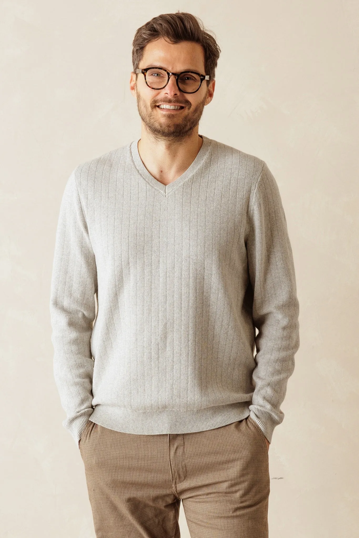 Buca Men's Cotton V Neck