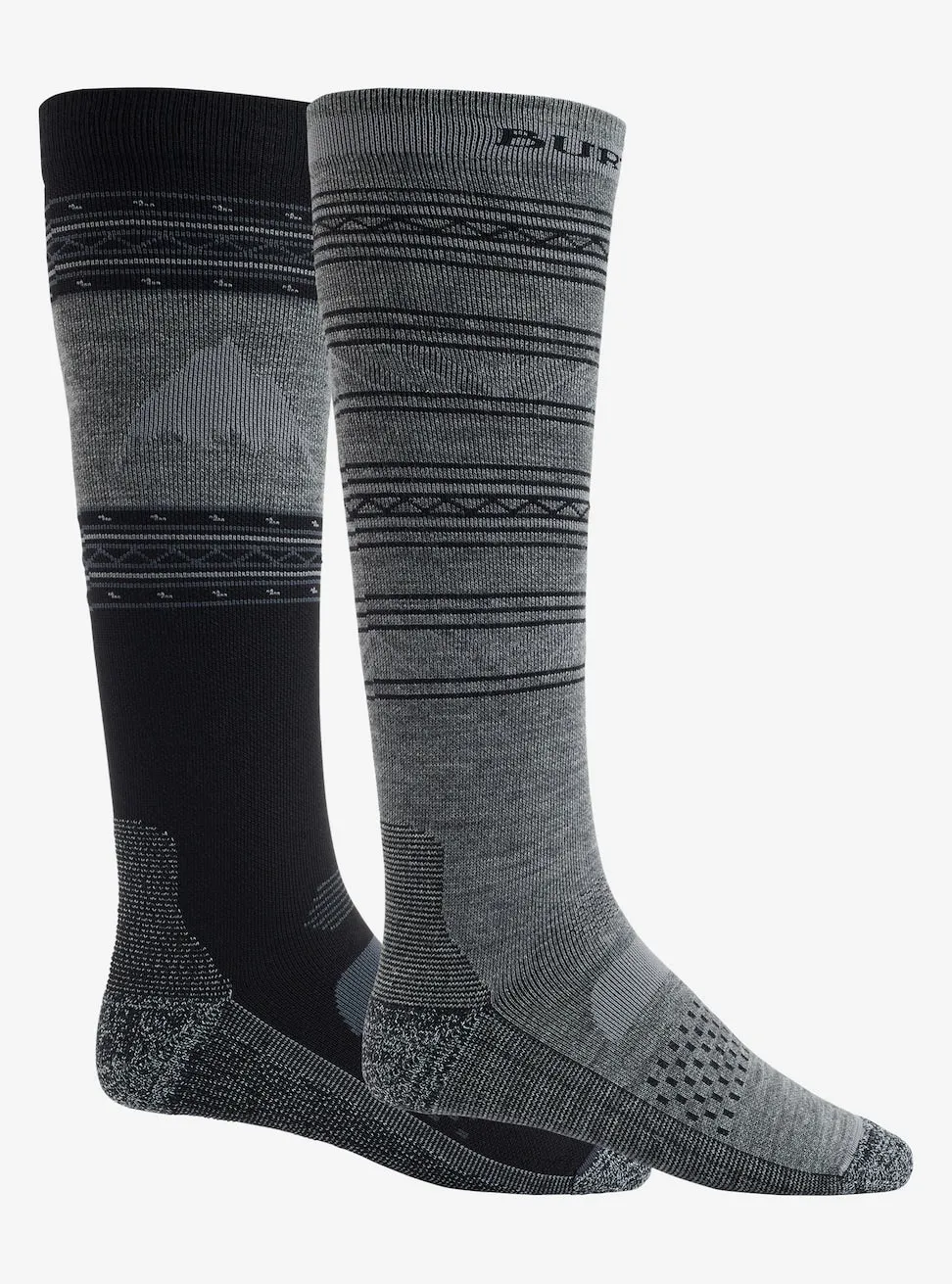 Burton Performance Lightweight Two Pack Socks Mens Black