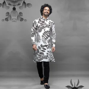 Celestial White Soft  Kurta
