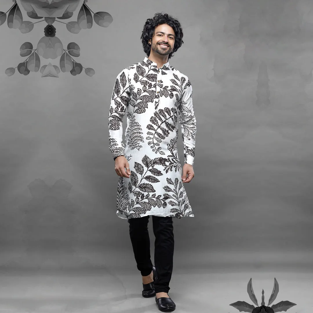 Celestial White Soft  Kurta