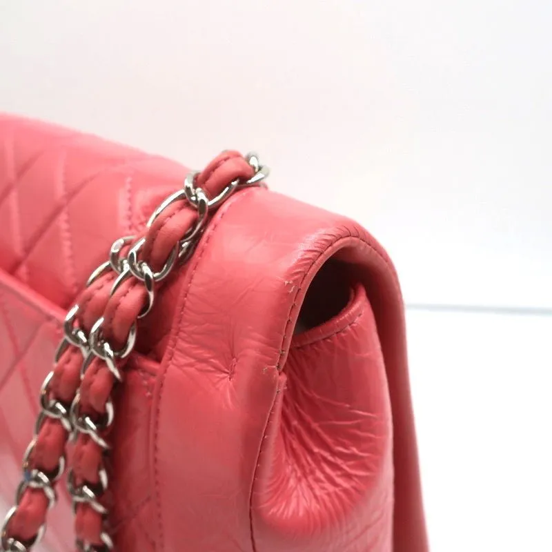 Chanel Enamel CC Quilted Leather Single Flap Bag Small Crossbody