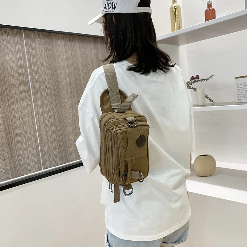 Charming Men's Large Capacity Canvas Multifunctional Bags