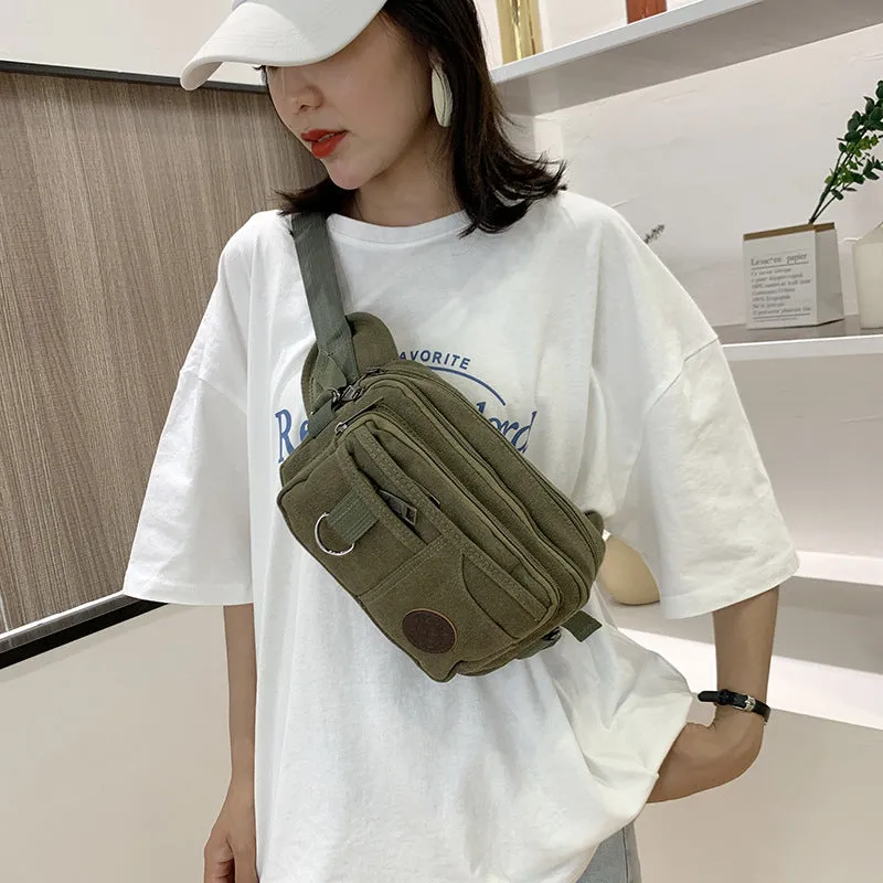 Charming Men's Large Capacity Canvas Multifunctional Bags