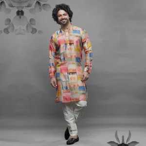 Cinnamon Blush Warm Taupe Kurta