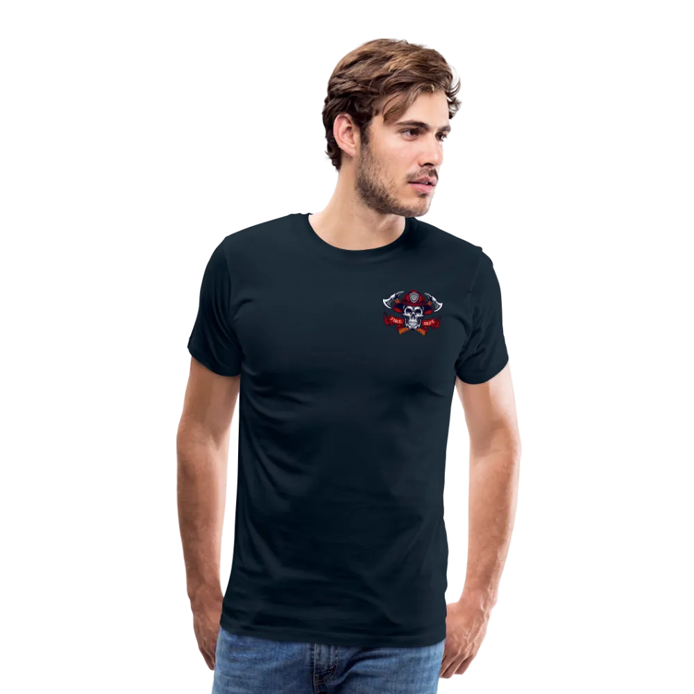 Ciulla Firefighter Skull Flag Men's Premium T-Shirt