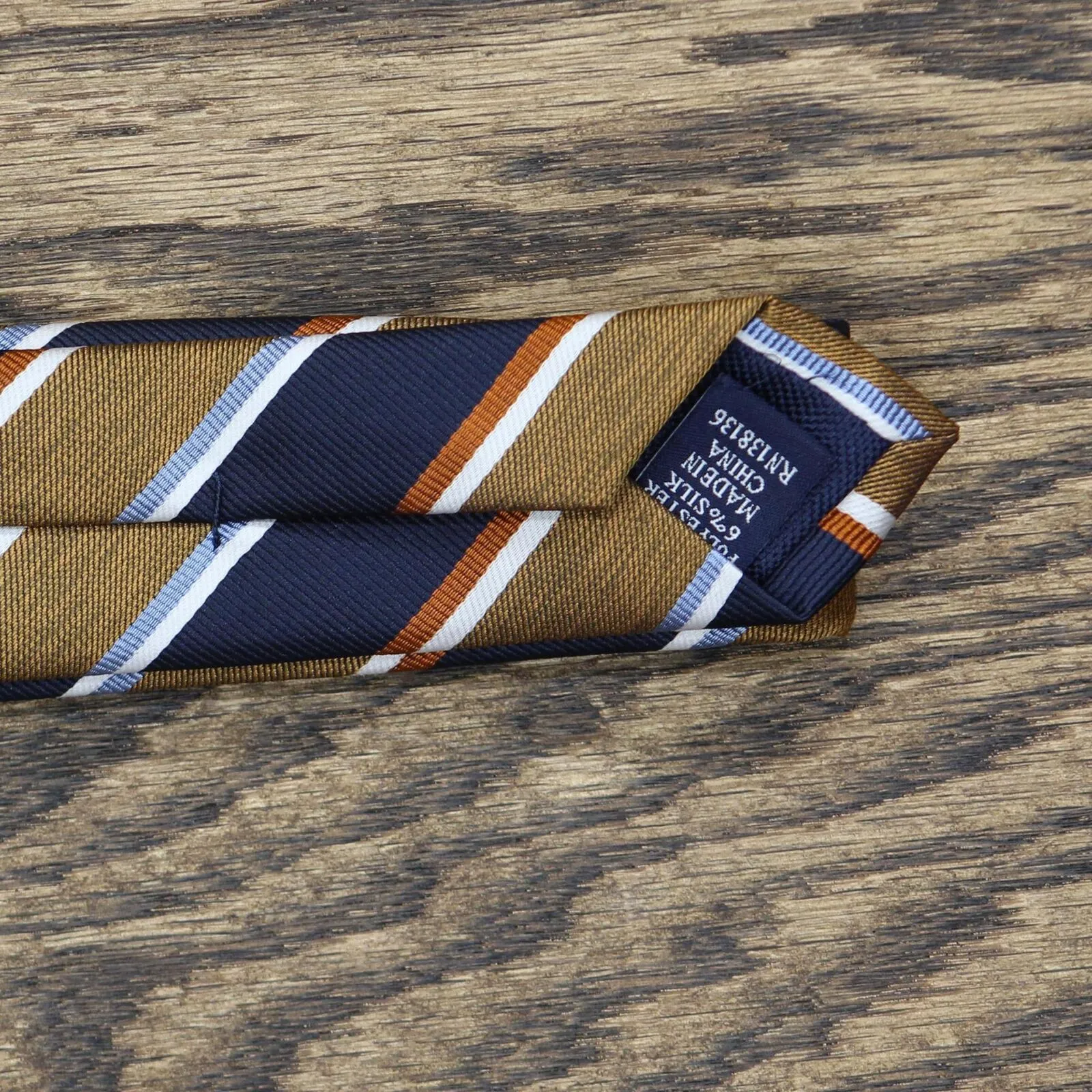 Club Room Men's Stripe Silk Blend Necktie Tie 1CRC1-3026