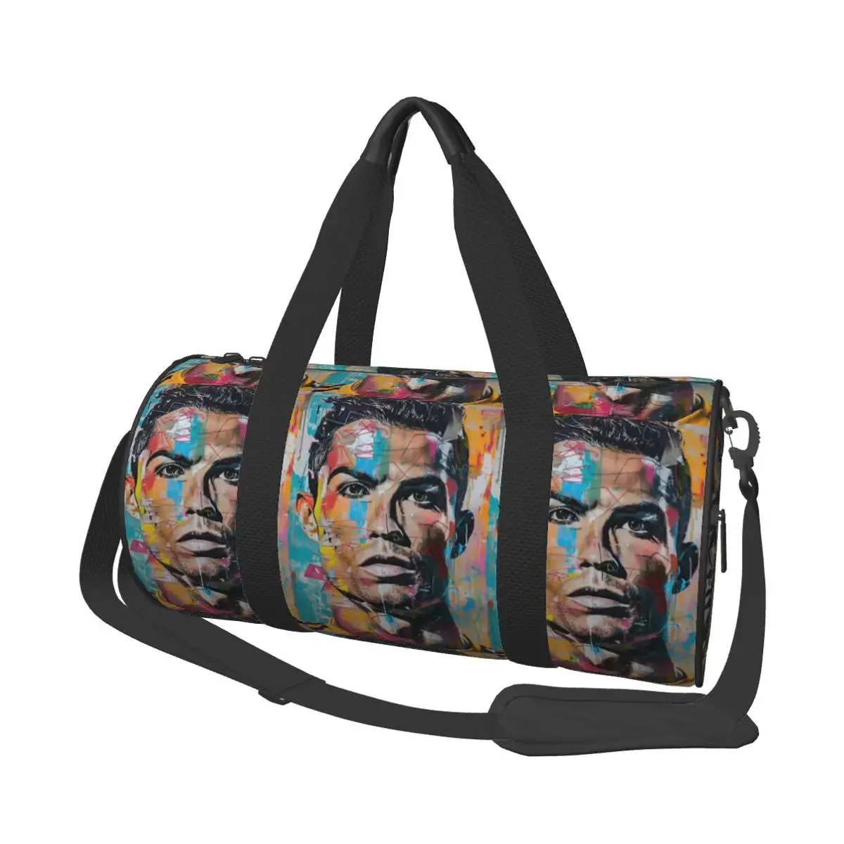 CR7 Gym Bag Swimming Sports Bags Cristianoed Ronaldoed Funny Men's Pattern Gym Accessories Retro Fitness Bag Portable Handbags