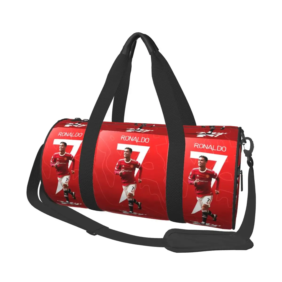 CR7 Gym Bag Swimming Sports Bags Cristianoed Ronaldoed Funny Men's Pattern Gym Accessories Retro Fitness Bag Portable Handbags