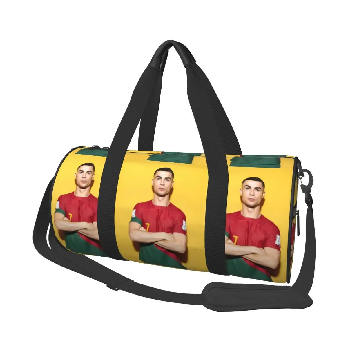 CR7 Gym Bag Swimming Sports Bags Cristianoed Ronaldoed Funny Men's Pattern Gym Accessories Retro Fitness Bag Portable Handbags