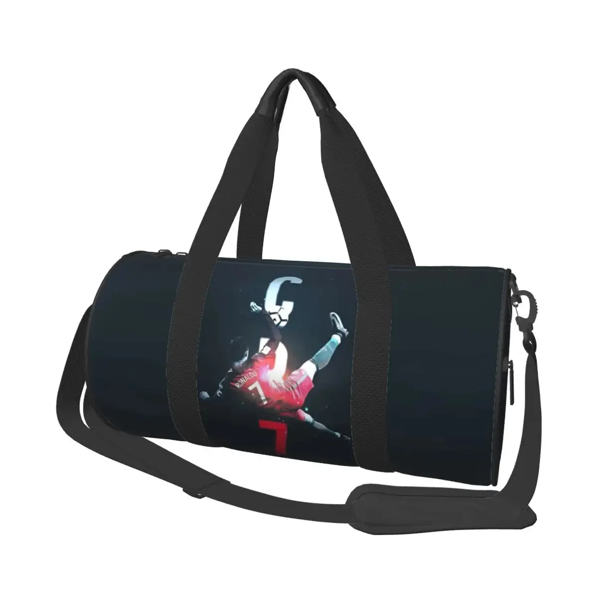 CR7 Gym Bag Swimming Sports Bags Cristianoed Ronaldoed Funny Men's Pattern Gym Accessories Retro Fitness Bag Portable Handbags