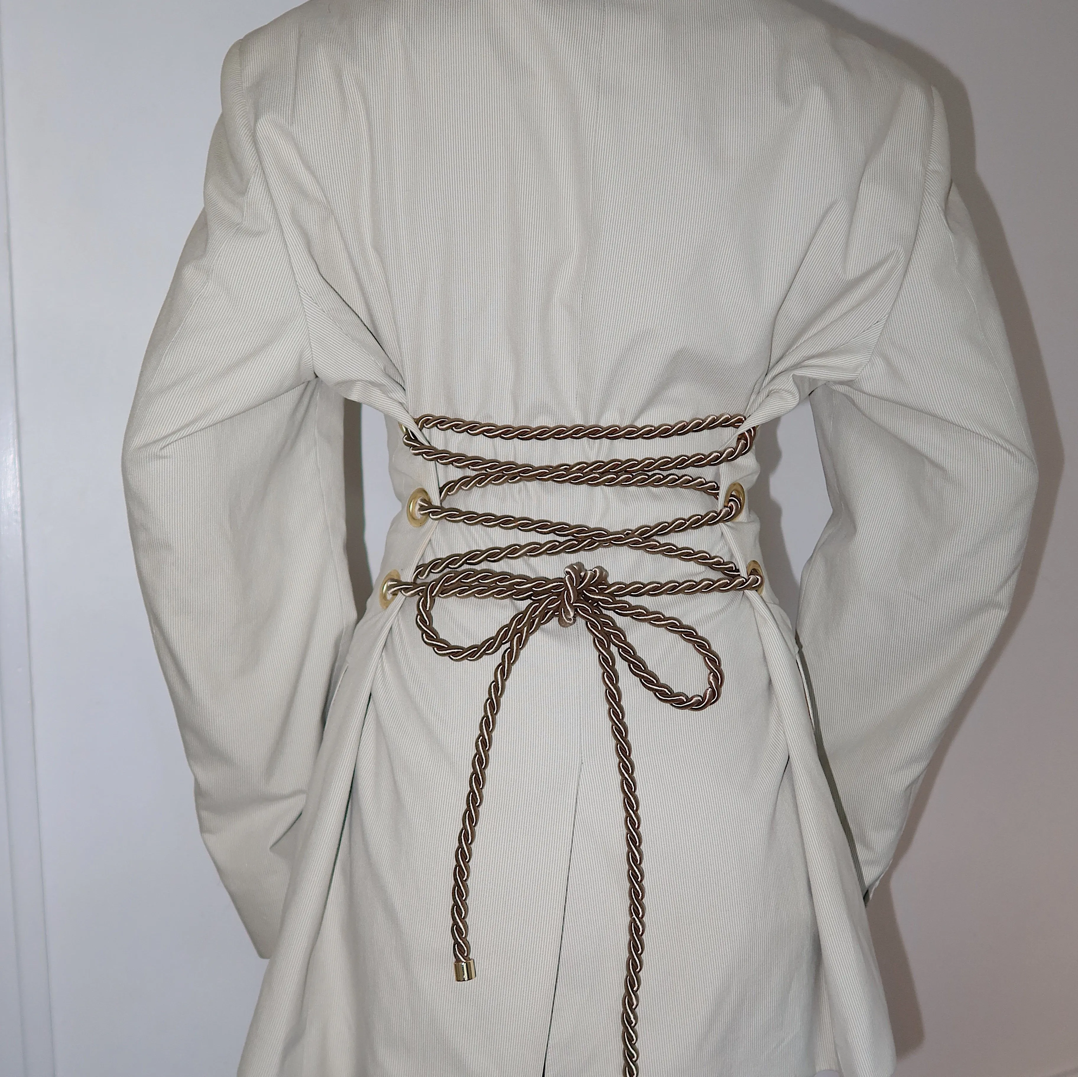 CREAM CORSET JACKET - Medium