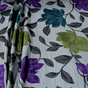 Curtain Material 140cm Nettex Purple flower