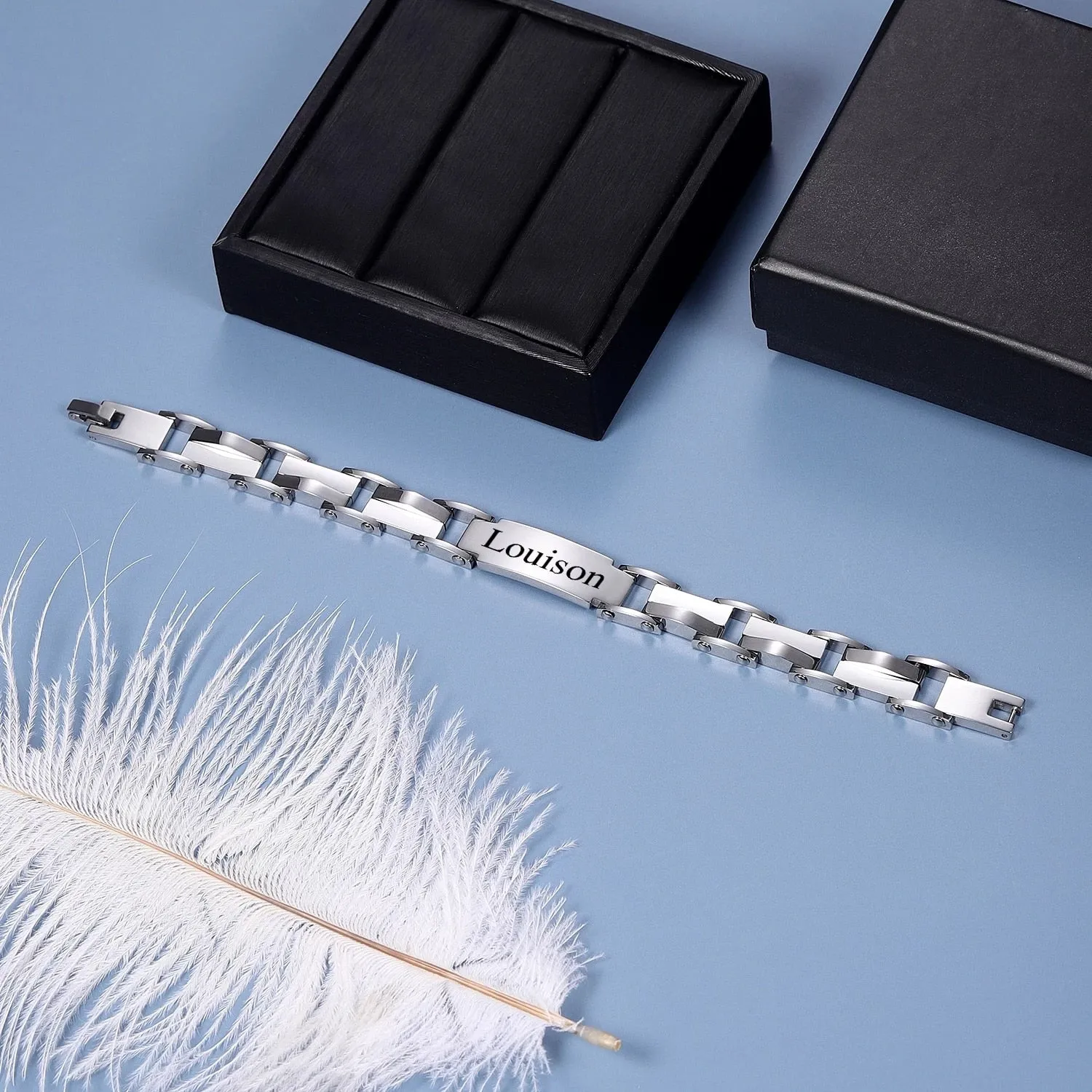 Custom Engraved Men's Bracelet