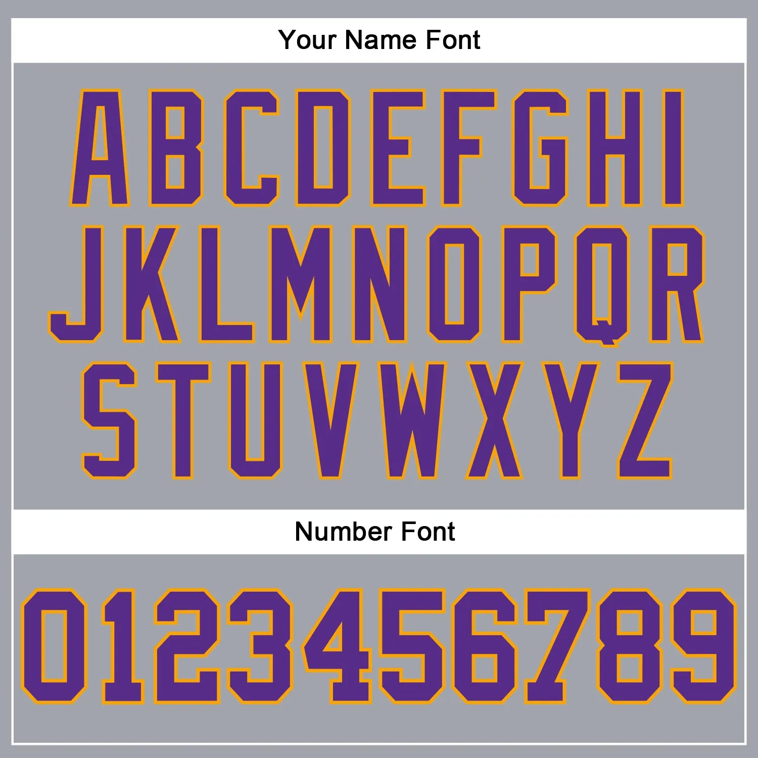 Custom Gray Purple-Gold Long Sleeve Performance T-Shirt