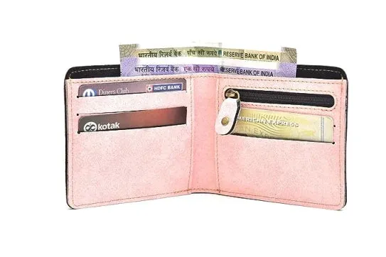 Customized Men's Combo Wallet & Bottle - Pink